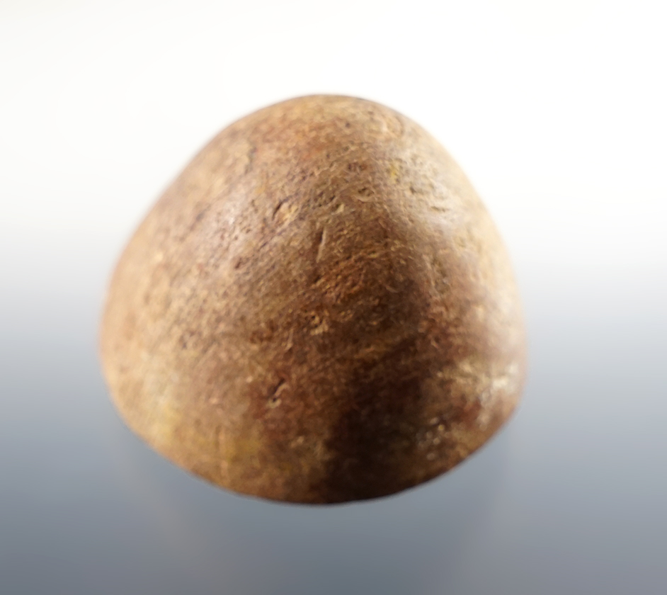 1 9/16" Cone made from exotic banded Hardstone that is well patinated.