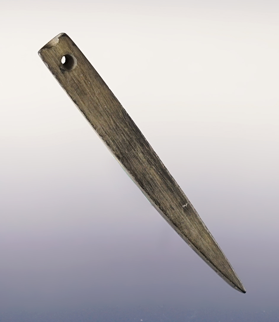 Very rare and unusual 3" Neolithic Pendant found in Denmark. 