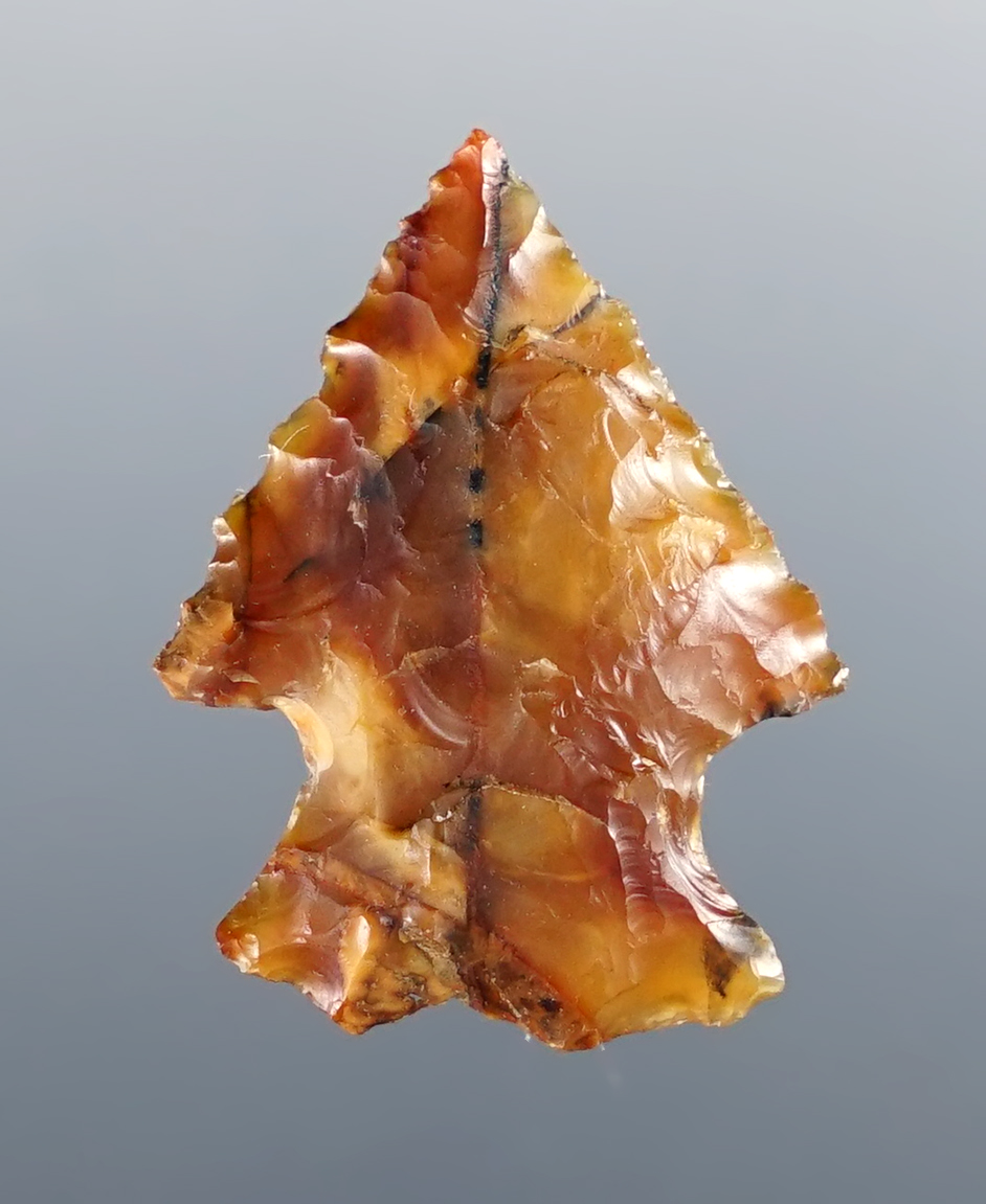 Beautiful material on this 15/16" Gempoint found in the 1960s near the Columbia River. 