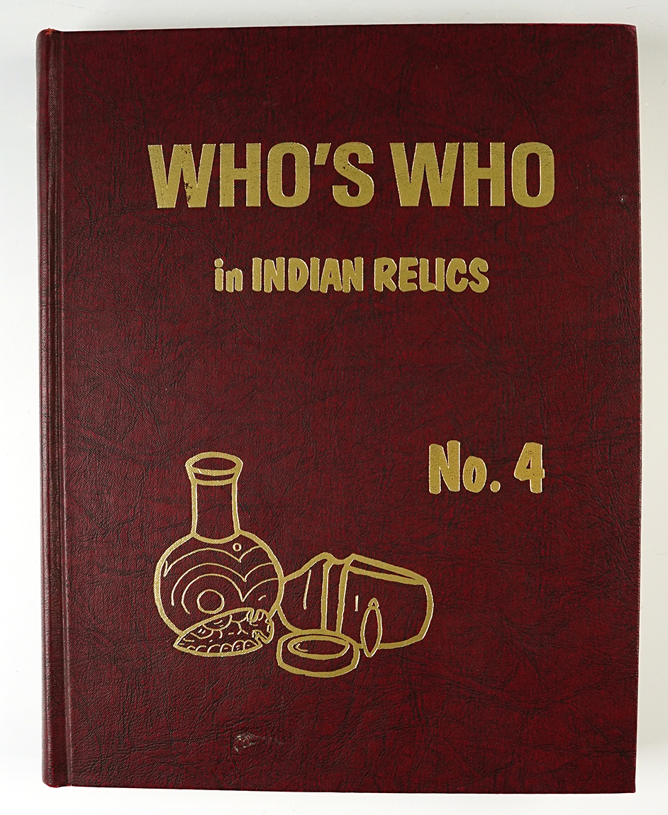 Hardcover Book: "Who's Who in Indian Relics" No. 4, 1st edition. 