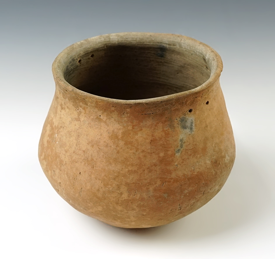 5" wide x 4 3/8" tall Casas Grandes pottery olla - New Mexico. Very nice condition.