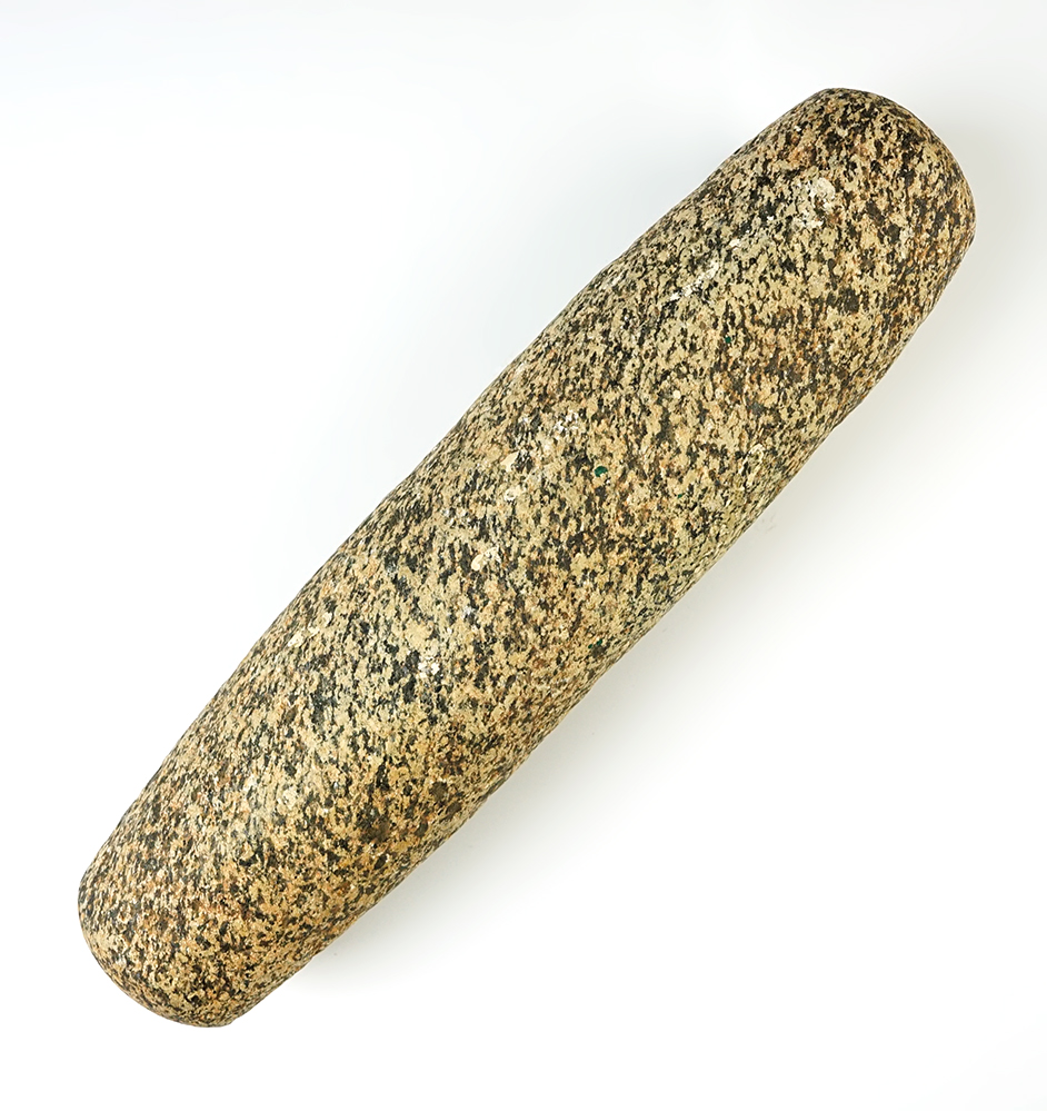 Outstanding 10 1/4" Roller Pestle - Mercer Co., Kentucky. Bennett COA.