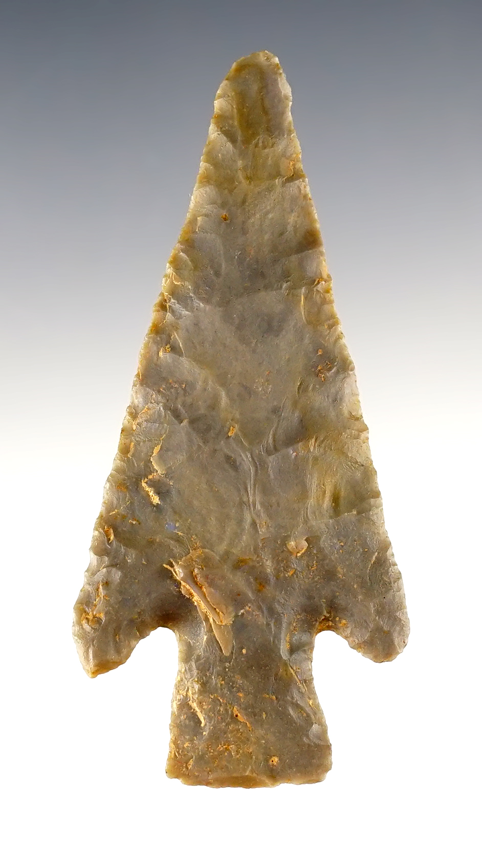 Nice 3 1/16" Kentucky Buck Creek made from patinated Flint.