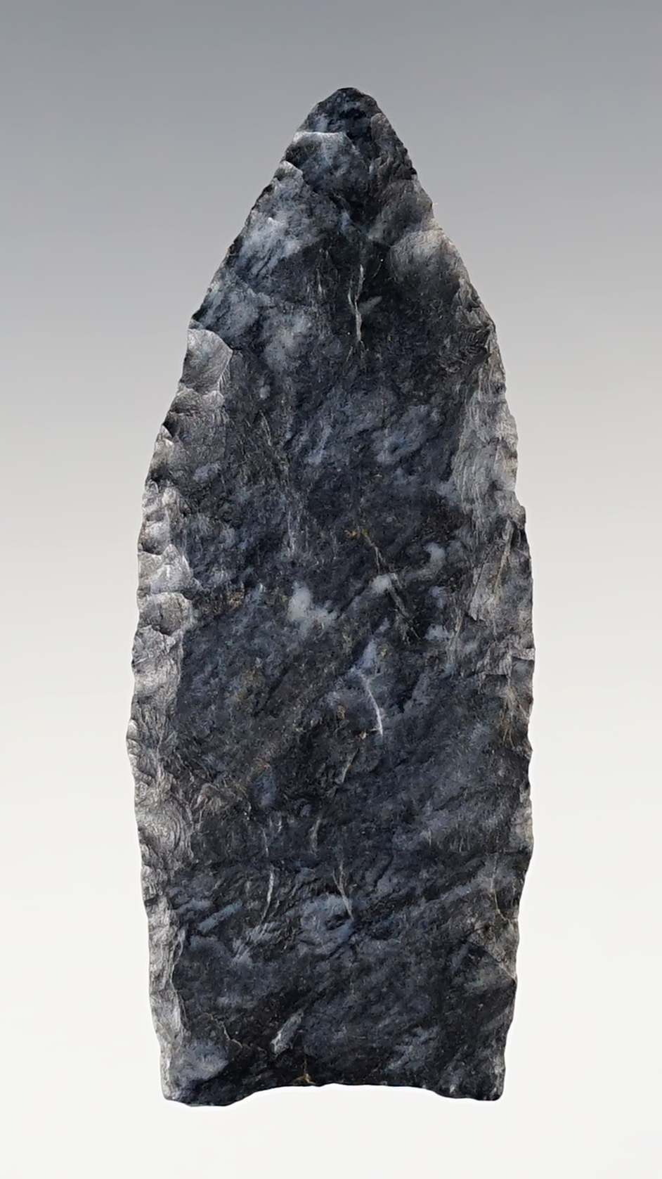 Excellent style on this 2 1/4" Ohio Paleo Lanceolate - Coshocton. Ex. Wehrle, Dunn, Hooks.