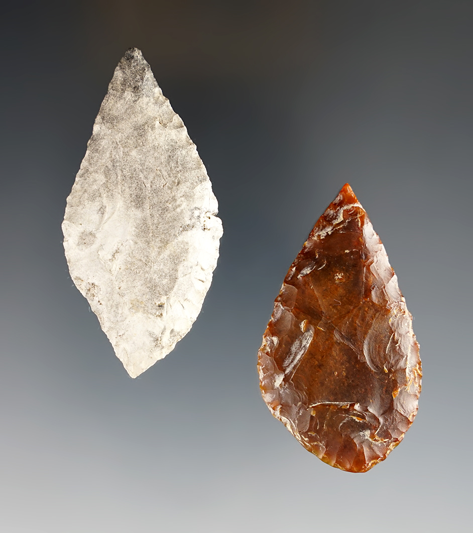 Pair of Washington points including a Four-Way Knife found in Kittitas County. 