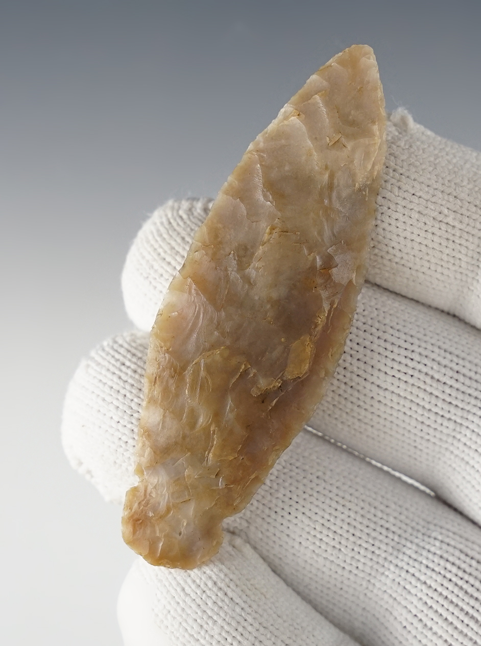 2 13/16" Side Notched Knife in excellent condition. Found near the Columbia River.