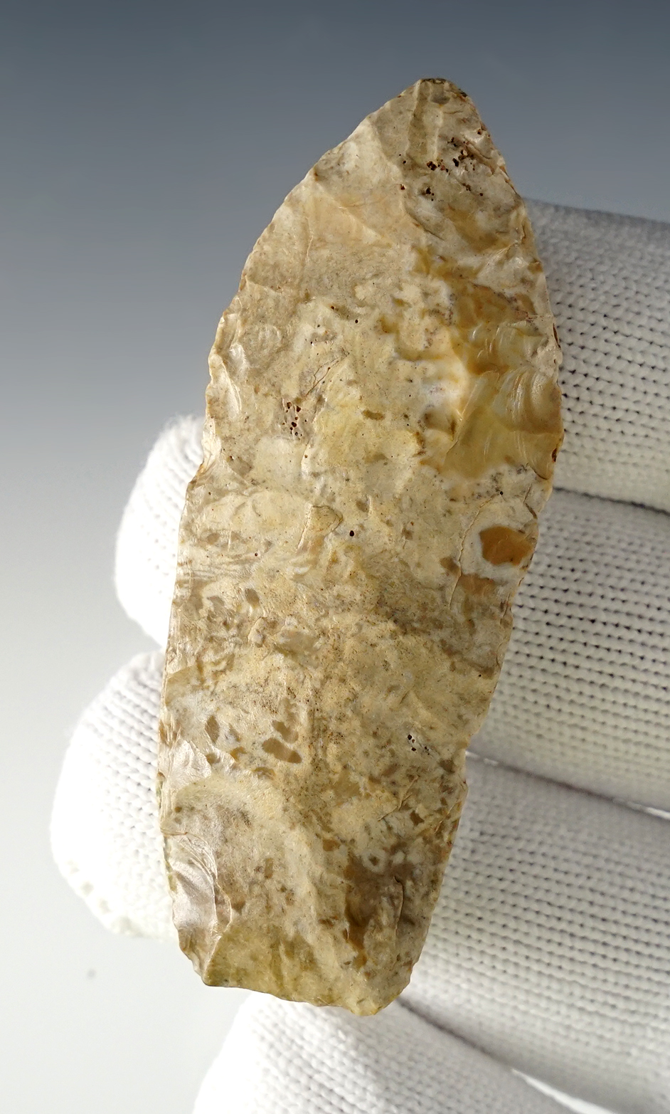 2 5/8" Agate Basin - heavy river polish. Arkansas River in Tulsa Co., Oklahoma. Rogers COA.