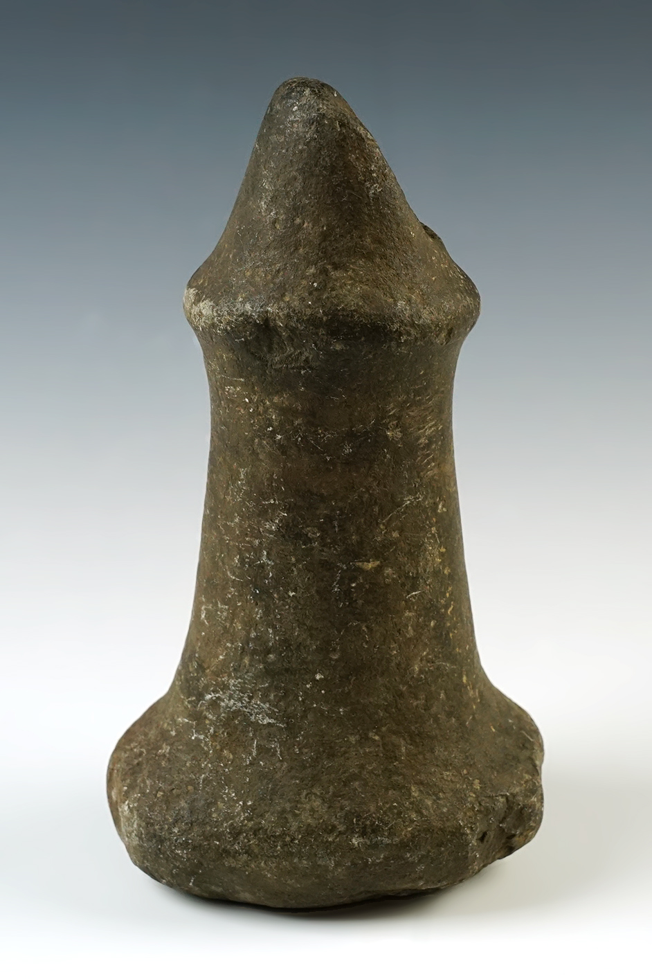 7" Stylized Knobbed Top Pestle from the Columbia River region. (Washington/Oregon)