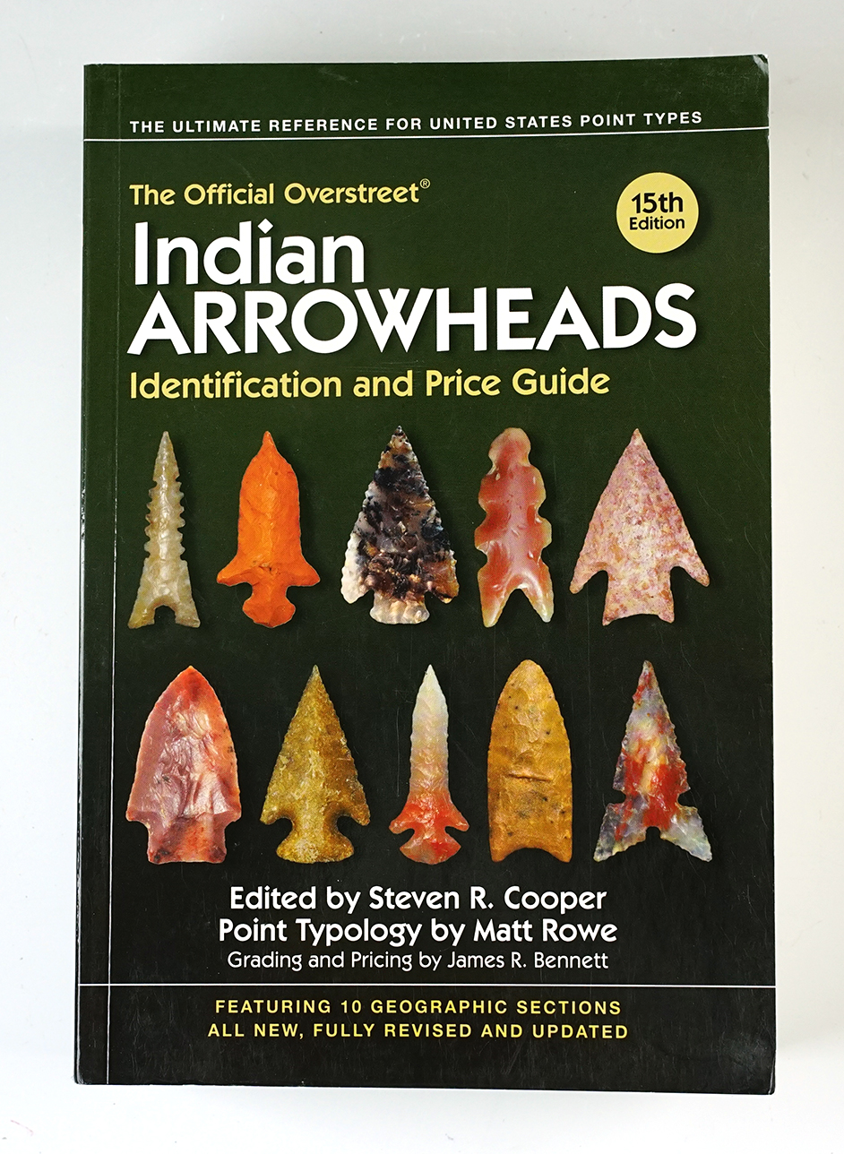 Soft Cover Book in excellent condition Overstreet Indian Arrowheads and Price Guide- 15th ed.