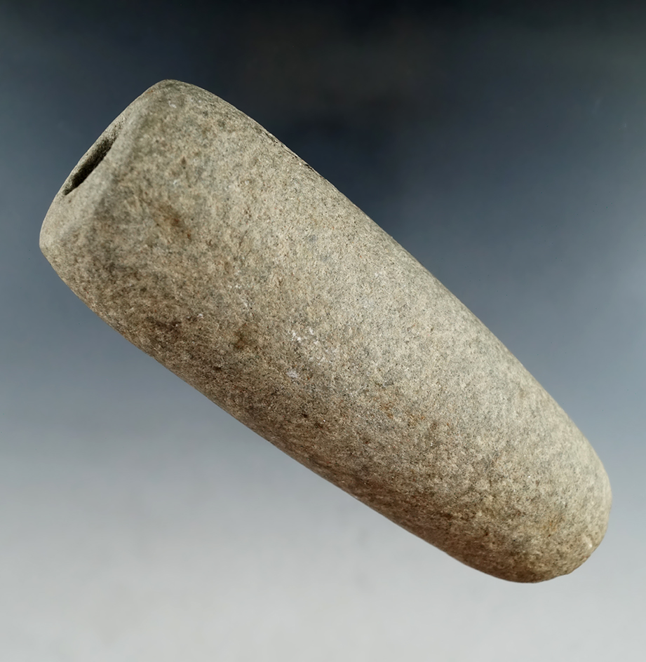 5 1/8" Hardstone Pipe Preform found in Ohio.  Ex. Kenny McNeal.