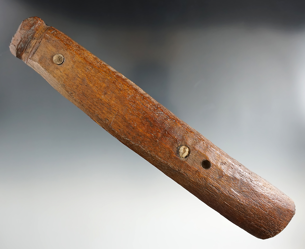 Unique! 9 1/2" Inuit Bone Sled Runner found in Alaska. Comes with a Bennett COA.