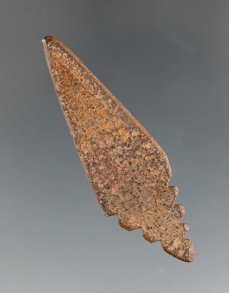 2" Iron Trade Point found in the Western Plains, Montana. Comes with a Bennett COA.