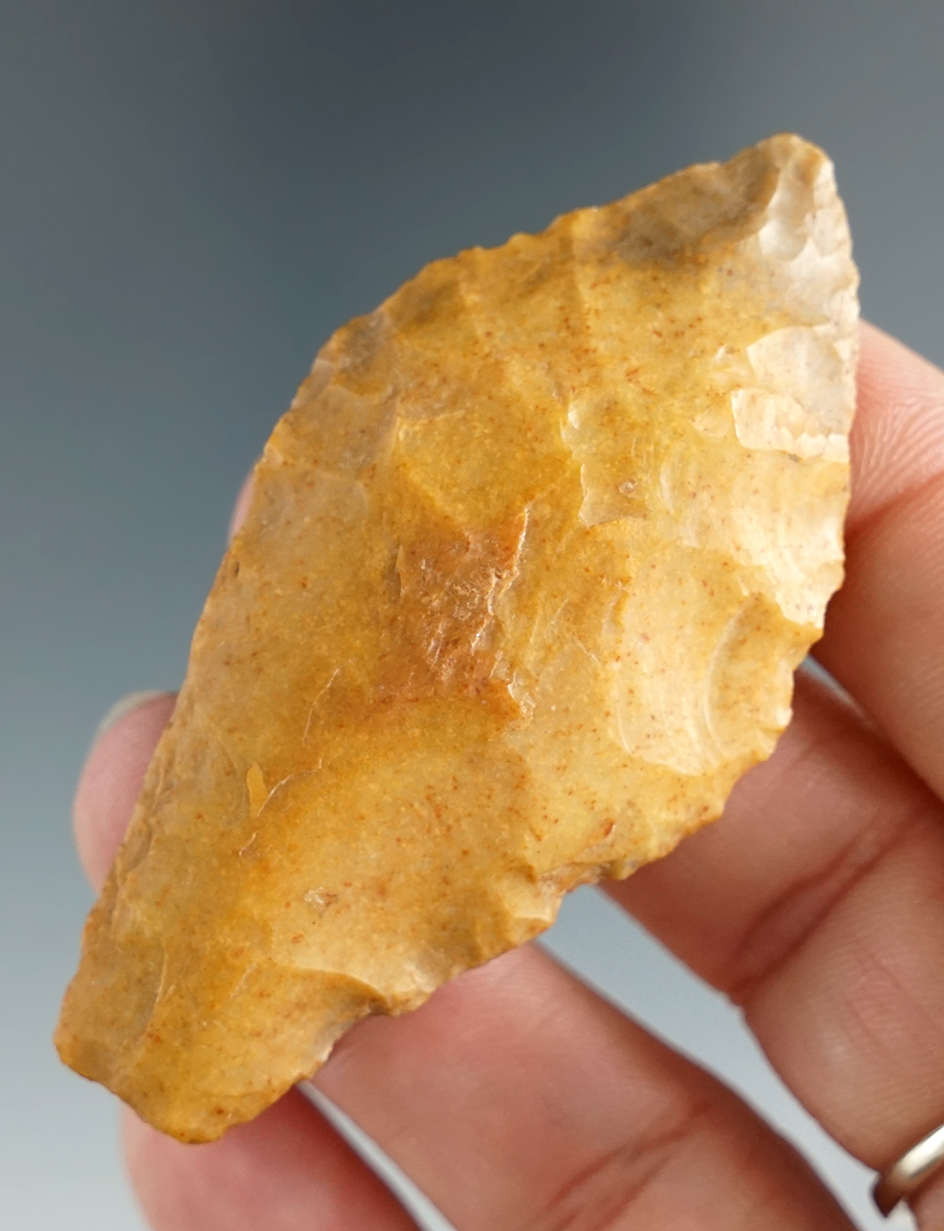 Nice! 2 5/8" Paleo Hell Gap found in Colorado.