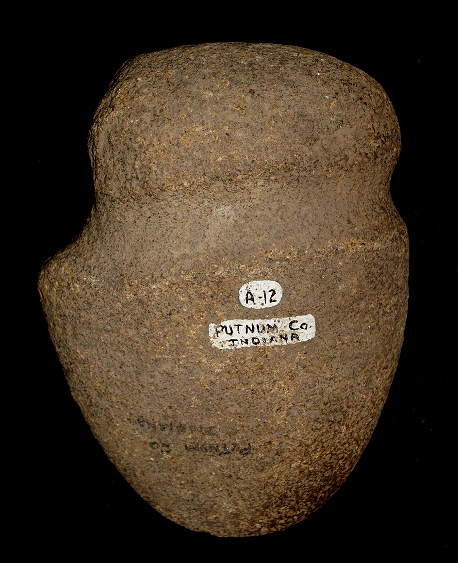 6 3/4" Full Grooved stone axe found in Putnam Co., Indiana.