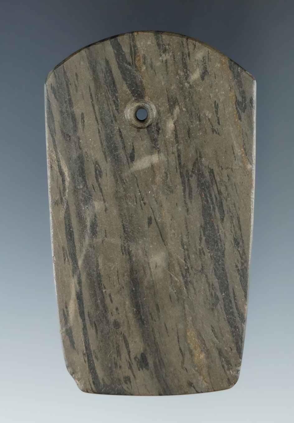 Very thin and nicely styled 2 15/16" Pendant found near Kashong Creek, Ontario County New York.