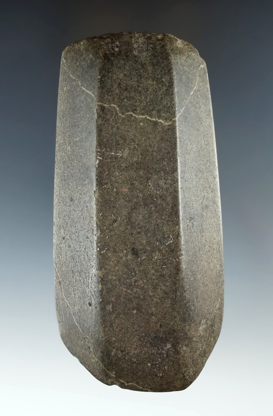 Classic style 5" faceted Lamoka Adze with excellent overall polish and great form - New York.