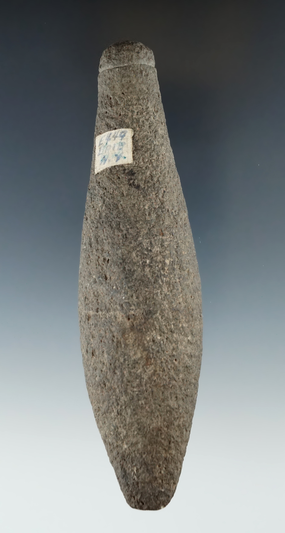 Pictured! Large 5 3/8" Grooved Plummet found in Erie County New York.