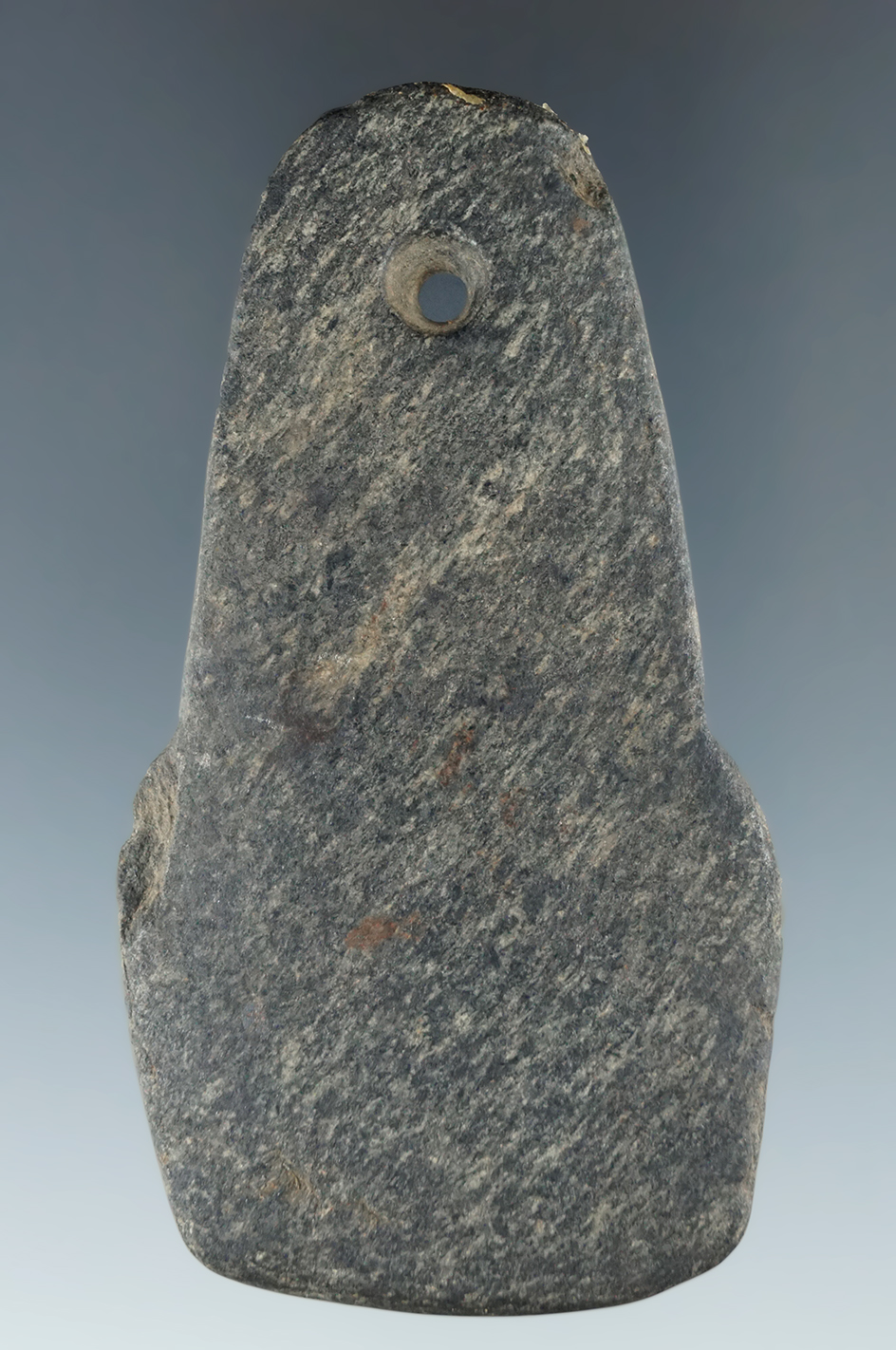 Uniquely styled 3 1/16" Hardstone Pendant found in Allegheny County New York. Ex. Harry Arthur.