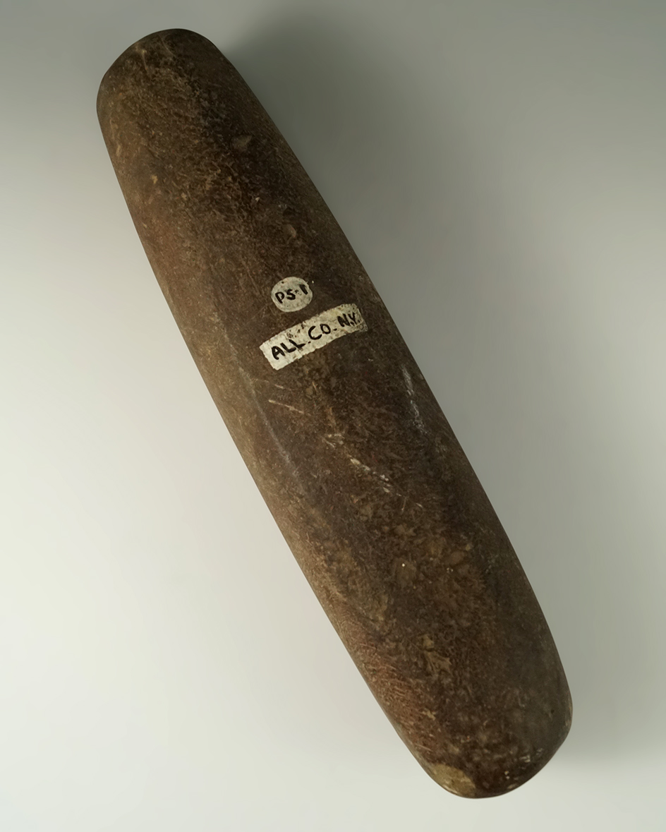 11" Roller Pestle found in Allegheny County New York.