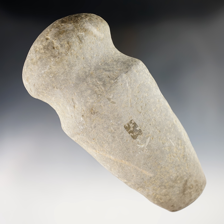 Fantastic 7" long Slate Axe in excellent condition. Found in Huron Co., Ohio. 