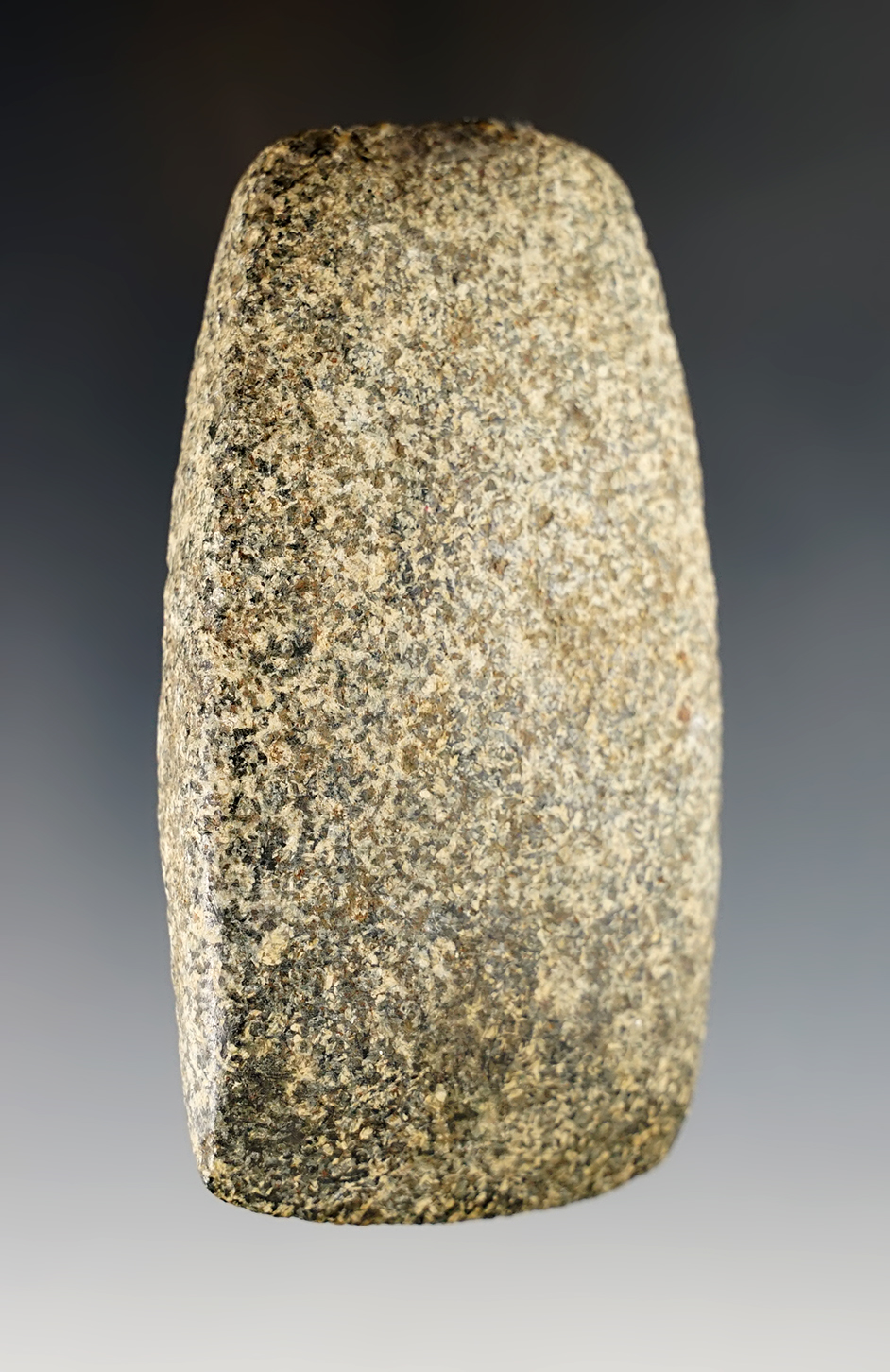 3 13/16" Hardstone Celt in excellent condition with a nice sharp bit. Found in Wyandot Co., Ohio.