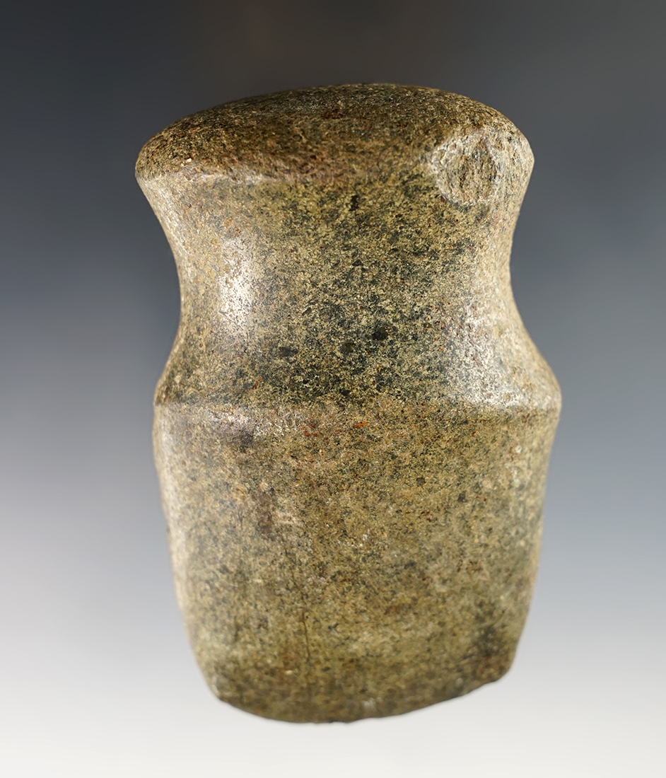 3 7/8" long Full groove Axe. Found by Mike Williams on Aug. 7th, 2023 in Tully Twp., Marion Co., OH.