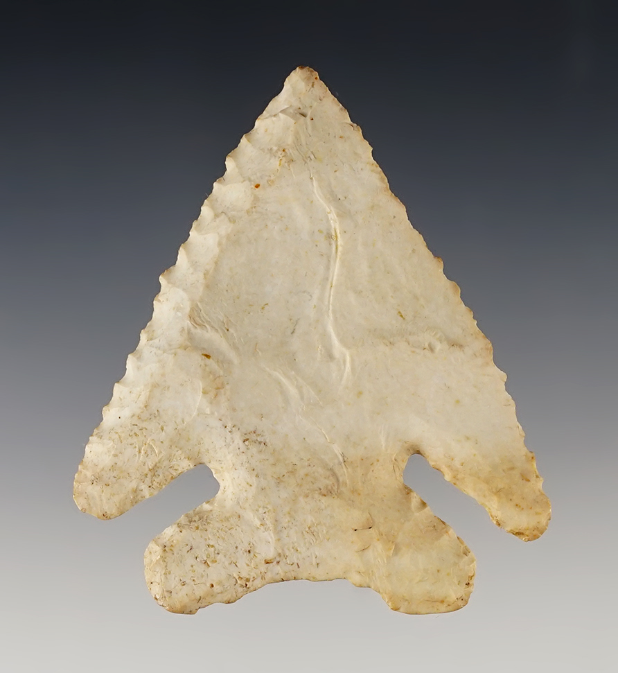 3" x 2 1/2" Archaic Wide Base Thebes Knife.. Found in St. Louis Co., Missouri. 