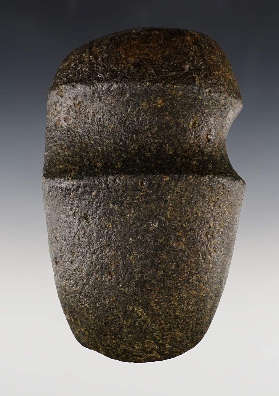 4 1/2" long 3/4 Groove Axe. Franklin Co., Ohio. Ex. Kenny Black,  Harding, Kiel. Pictured!