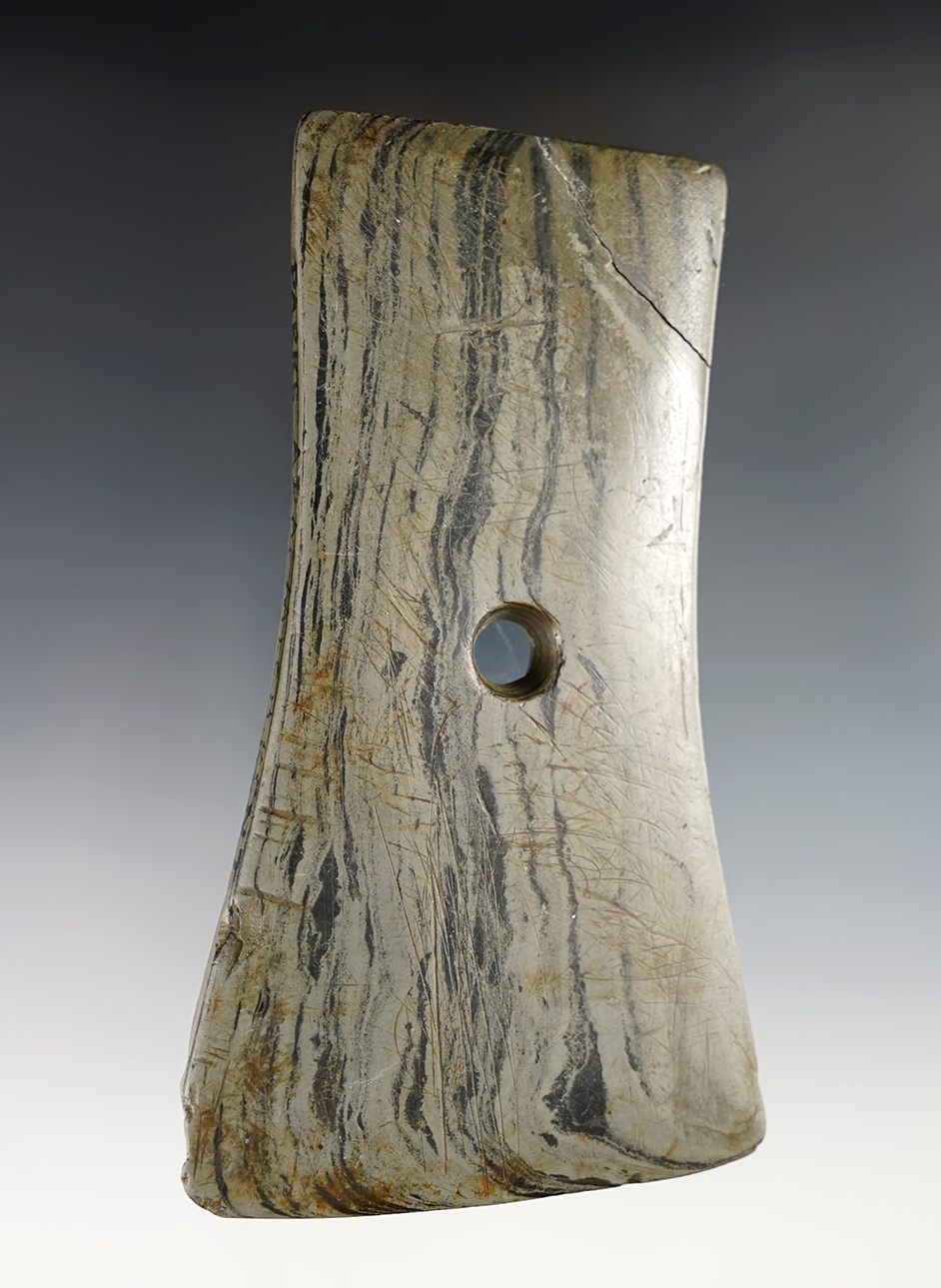 5 1/4" Adena Pendant that is nicely made. Ex. Parks, David Root (#2838S).