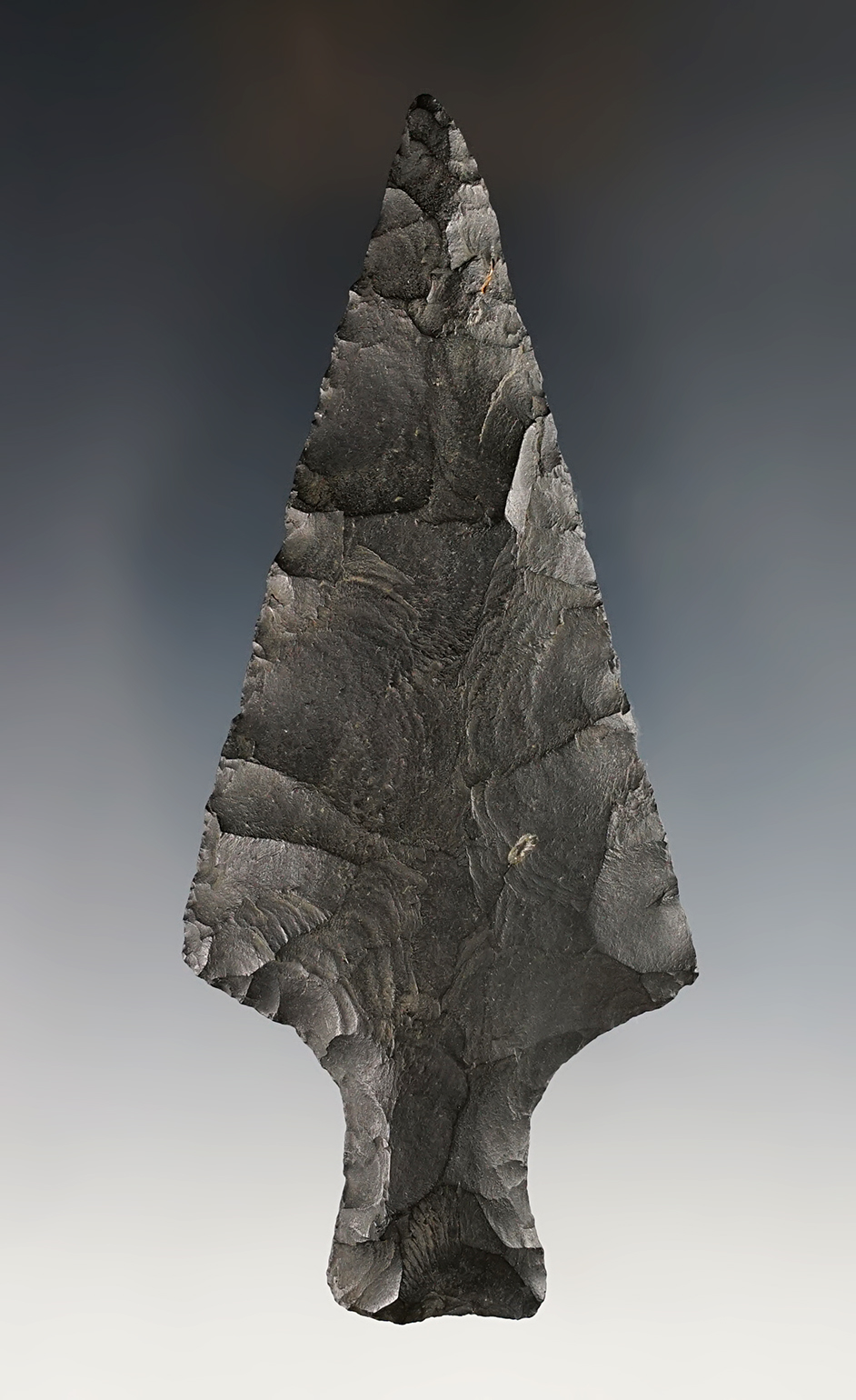 4 5/8" Ashtabula  - Coshocton Flint - Muskingum Co., Ohio. Comes with a Bennett COA.