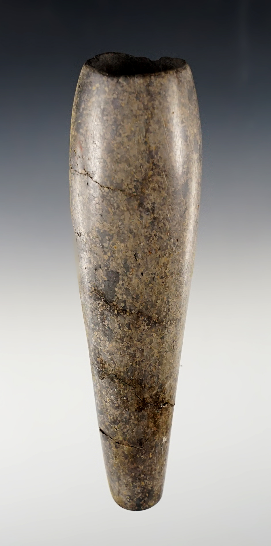 4 15/16" Adena Tube Pipe - Pipestone -  Ohio. Ex. Pat Conover, Van Steen. Pictured !