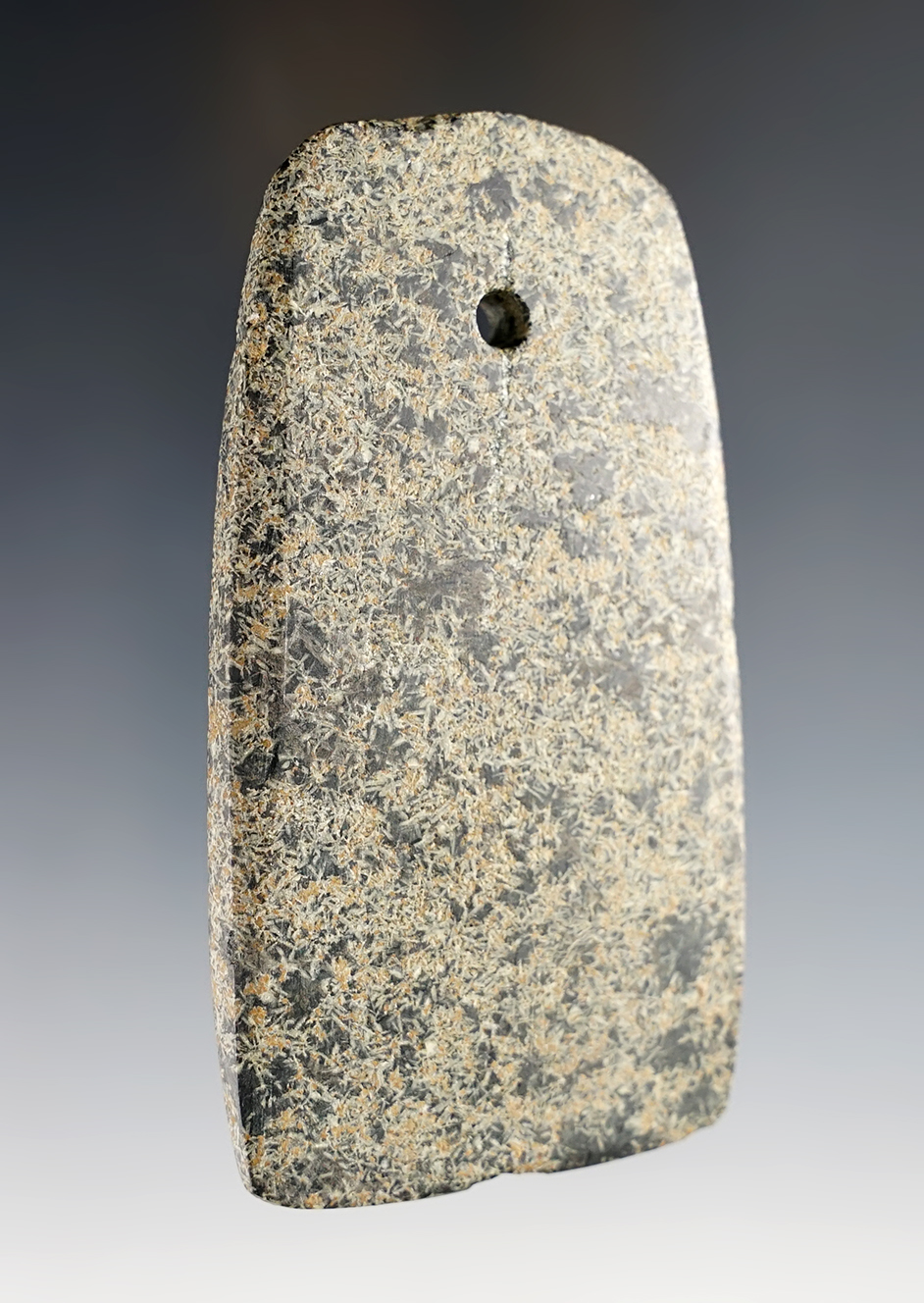 3 3/4" long by 2 1/16" wide Pendant made from attractive Hardstone. Ex. Nelson (N-270). 