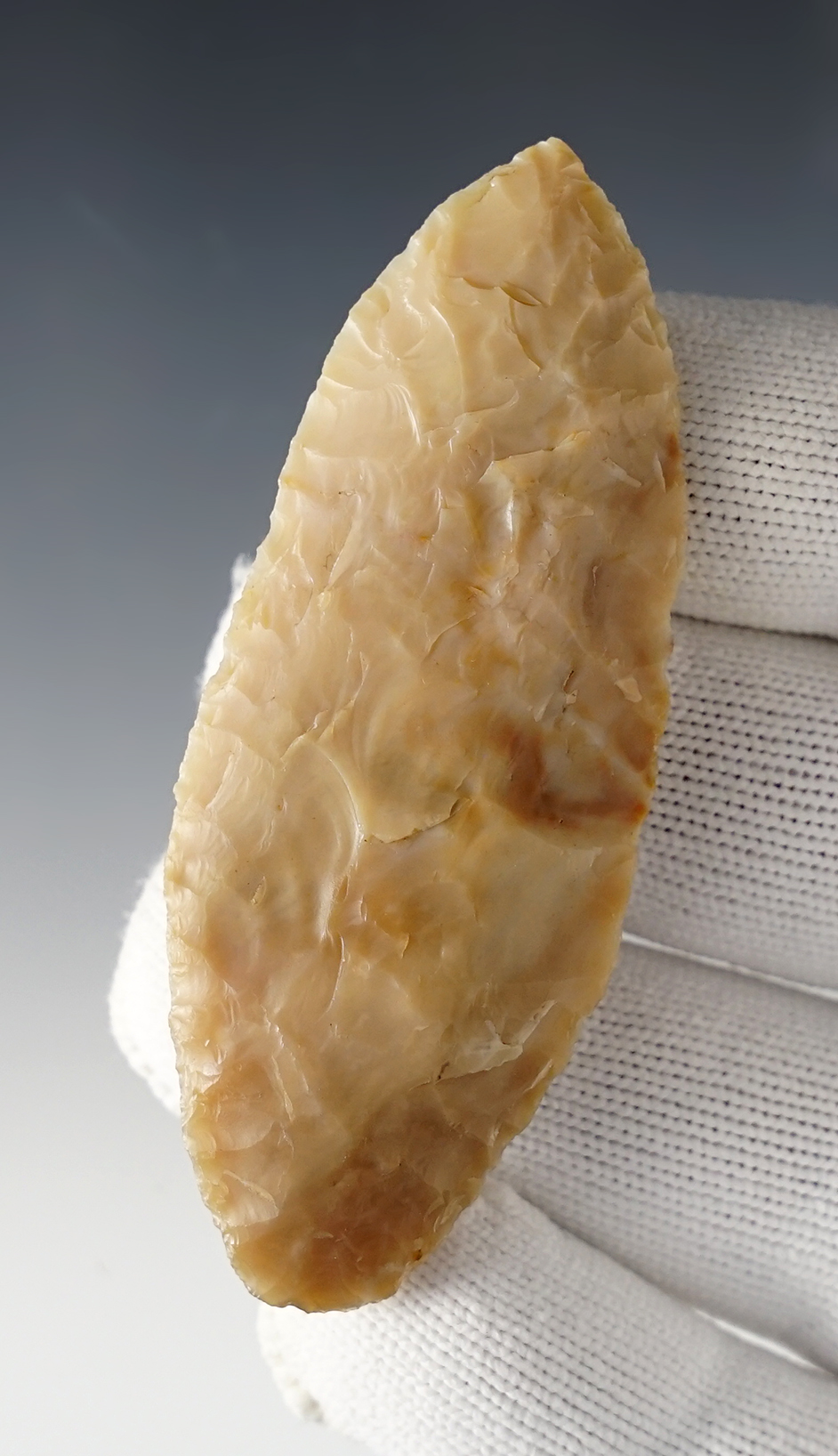 2 15/16" blade made from attractive material. Found in Harney County Oregon.