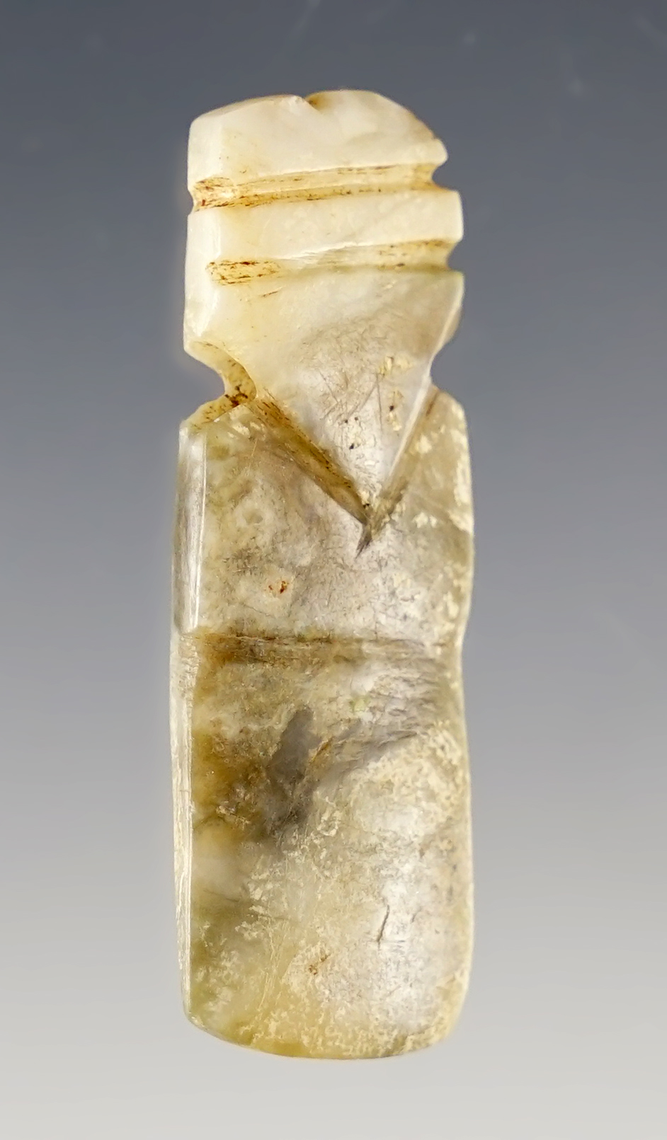 1 5/8" Small Ax God Pendant, Nicoya Peninsula, Guanacaste Province, Costa Rica, 1-500 CE. 