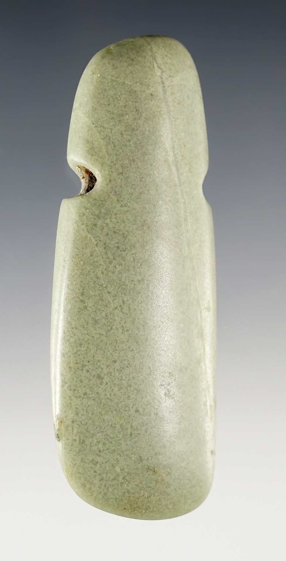 3" fine Celt Form Pendant, Nicoya Peninsula, Guanacaste Province, Costa Rica, 1-500 CE. 