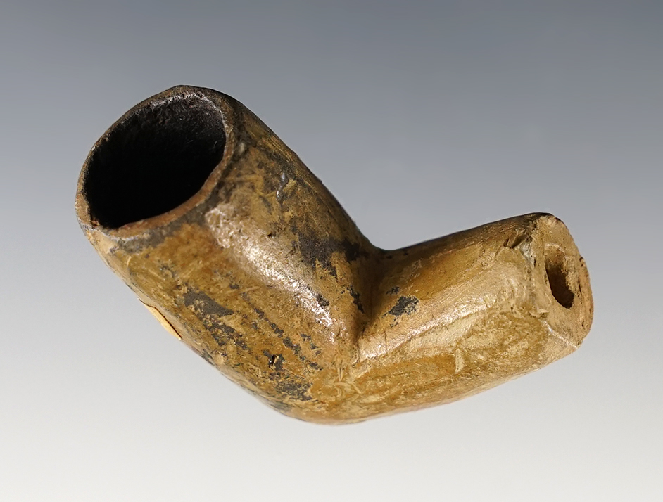 Nice 1 9/16" x 1 9/16" Historic Pipe found in Charlotte Co., Virginia. Comes with a Davis COA.