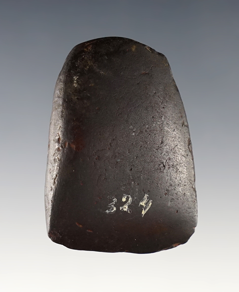 2" Hematite Celt in very good condition. Found in Ohio.