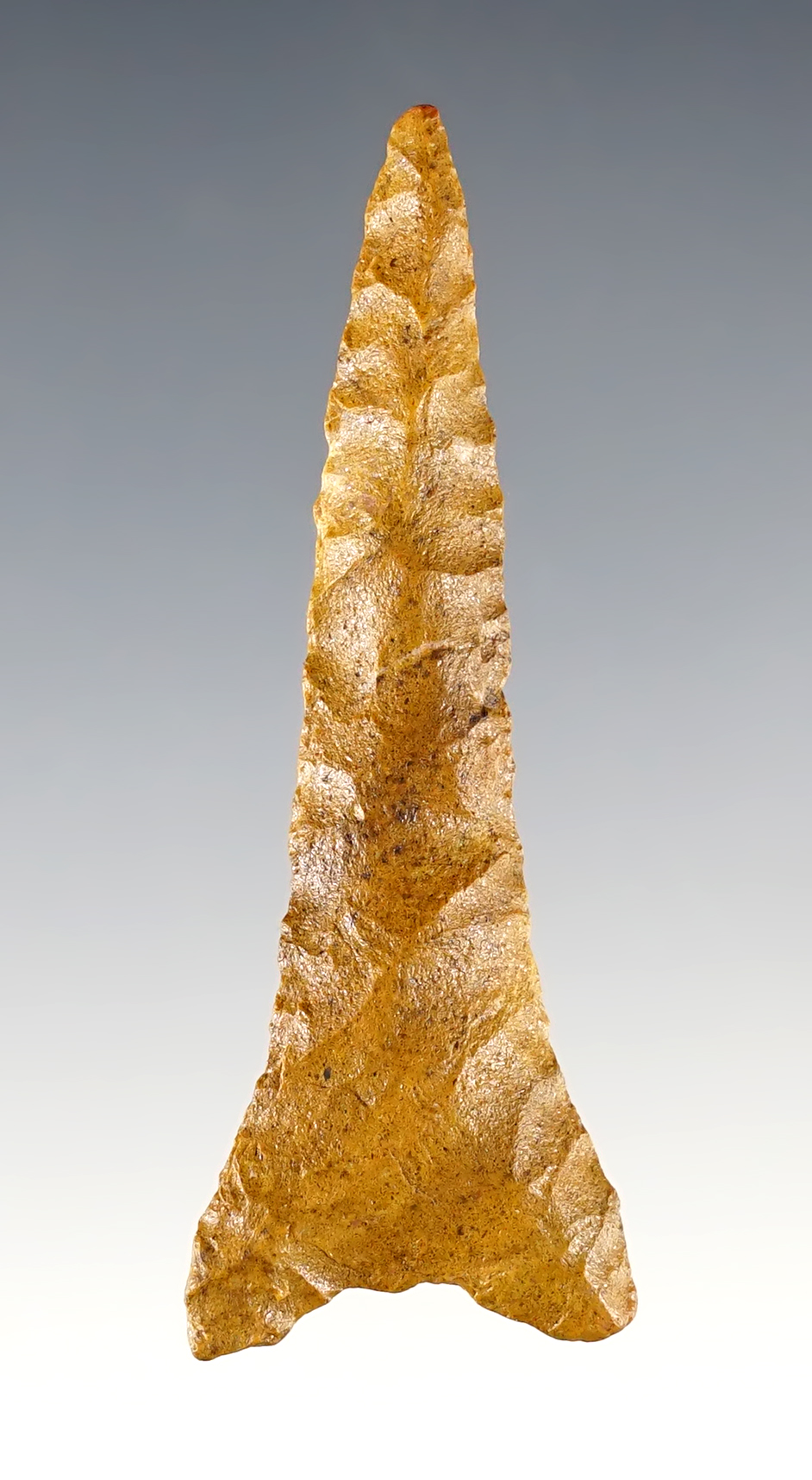 Well made and nicely patinated 2 9/16" Dalton Drill found in the Arkansas area.