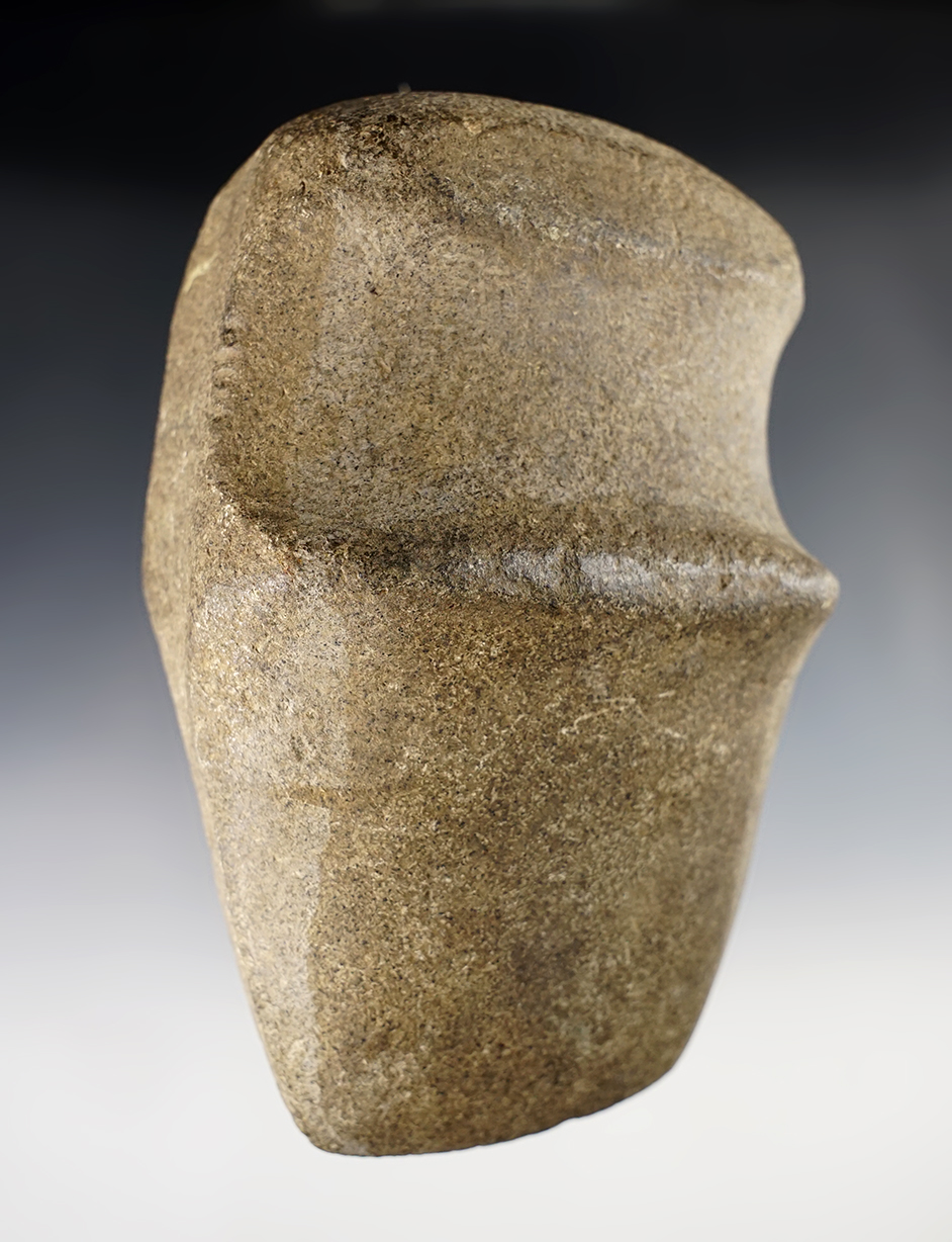 5 1/2" long 3/4 Groove Axe in excellent condition. Nice raised ridges. Recovered in the Ohio area. 