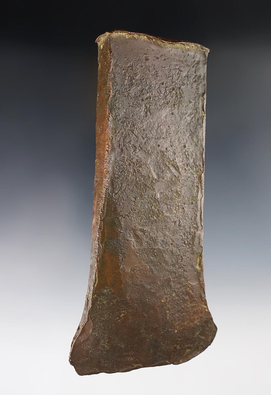 Rare! 6" Hopewell Celt made from native copper, recovered in Ohio.