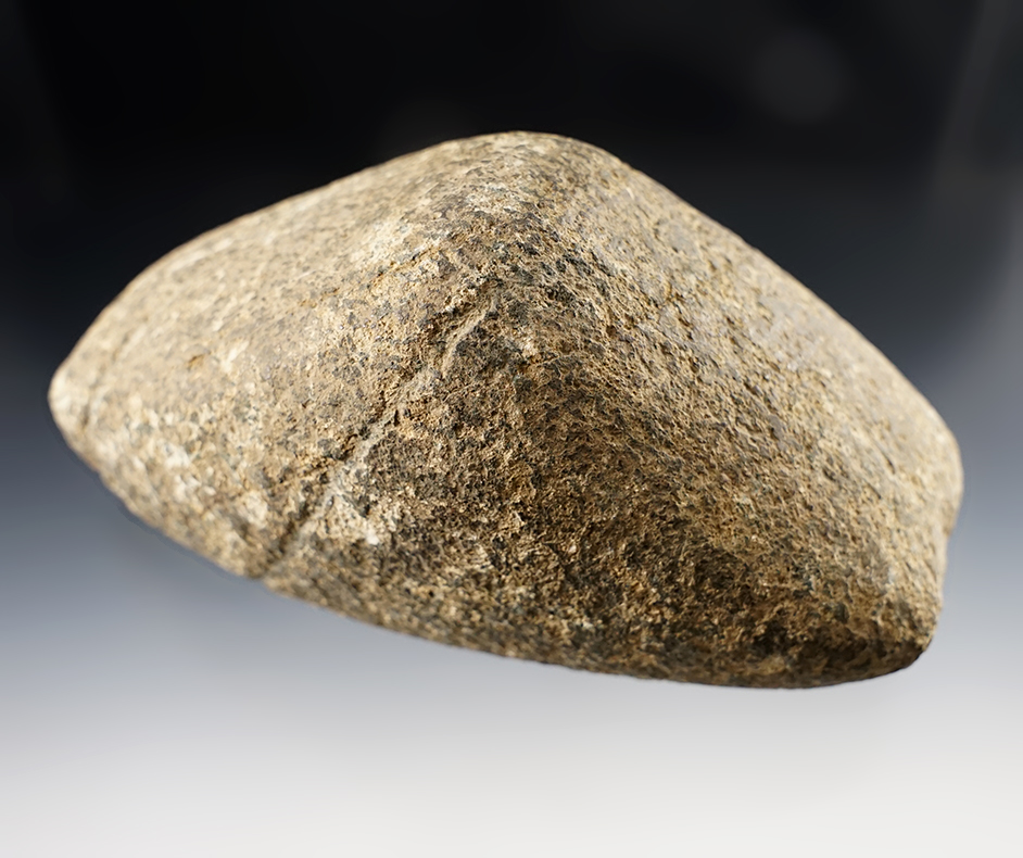 Large! 5 3/8" long Granite Boatstone Preform. Bottom scooping has been started, Ohio area. 