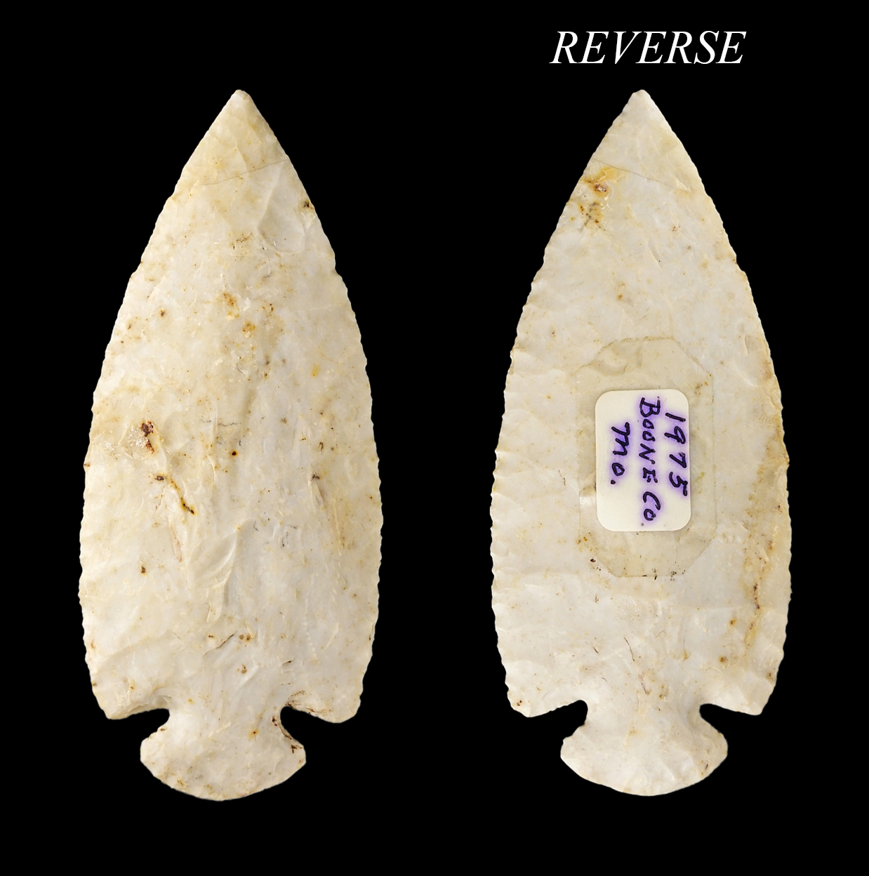 Classic style on this 3 7/8" Dovetail in excellent condition - Boone Co., Missouri.