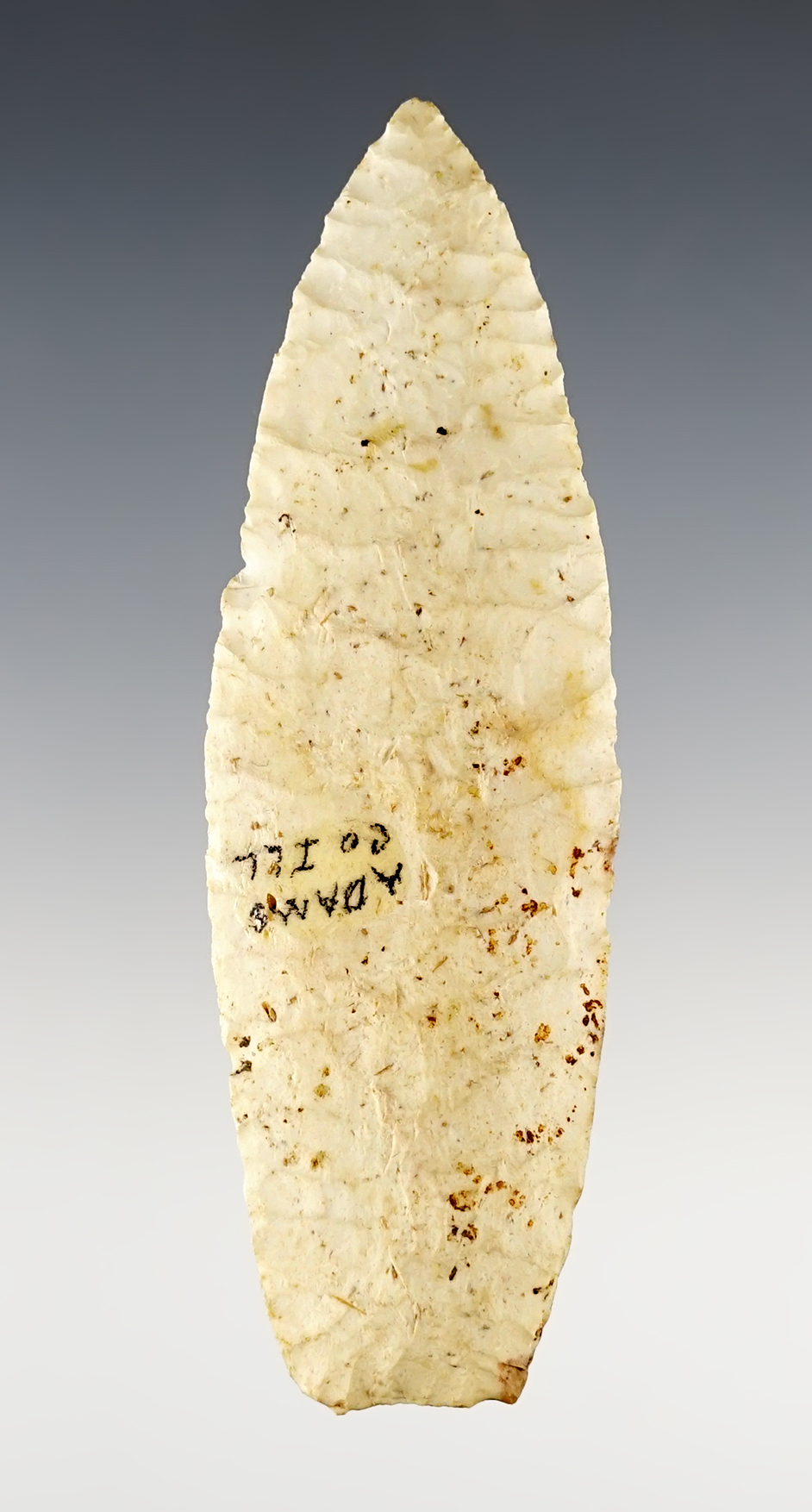 4 1/8" Paleo Agate Basin that is thin and nicely made - Adams Co., Illinois.