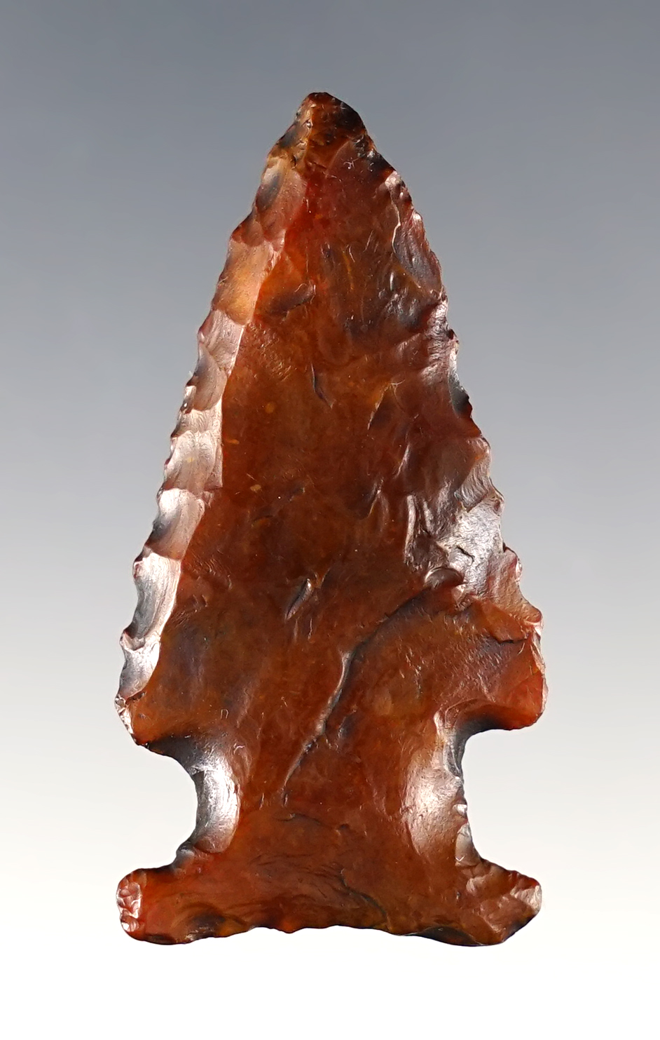 1 15/16" Bolen Bevel found near the Flint River in Georgia. Ex. John Byrd.