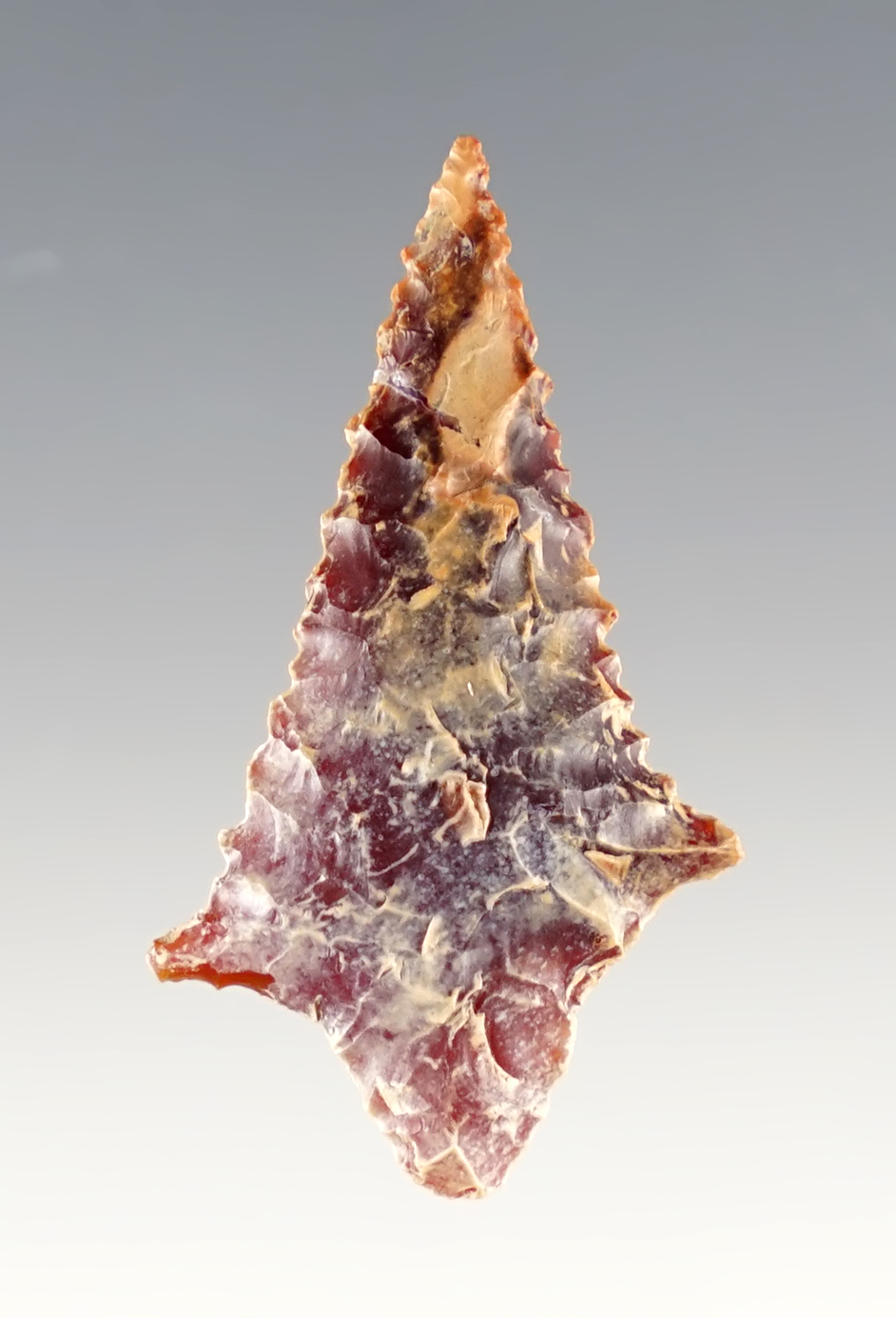 Colorful and well made 1 9/16" Rabbit Island - Oregon/Washington area. Ex. Norma Berg.