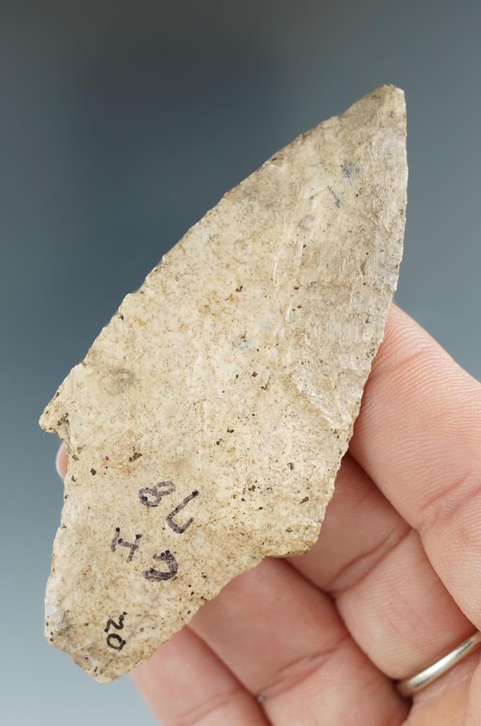 3 1/4" heavily patinated Dixon found in Missouri.