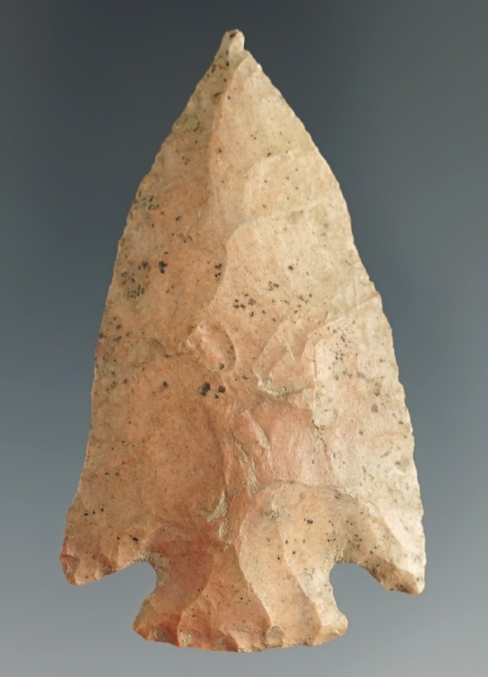 2 1/4" Pentagonal point found in Ohio.