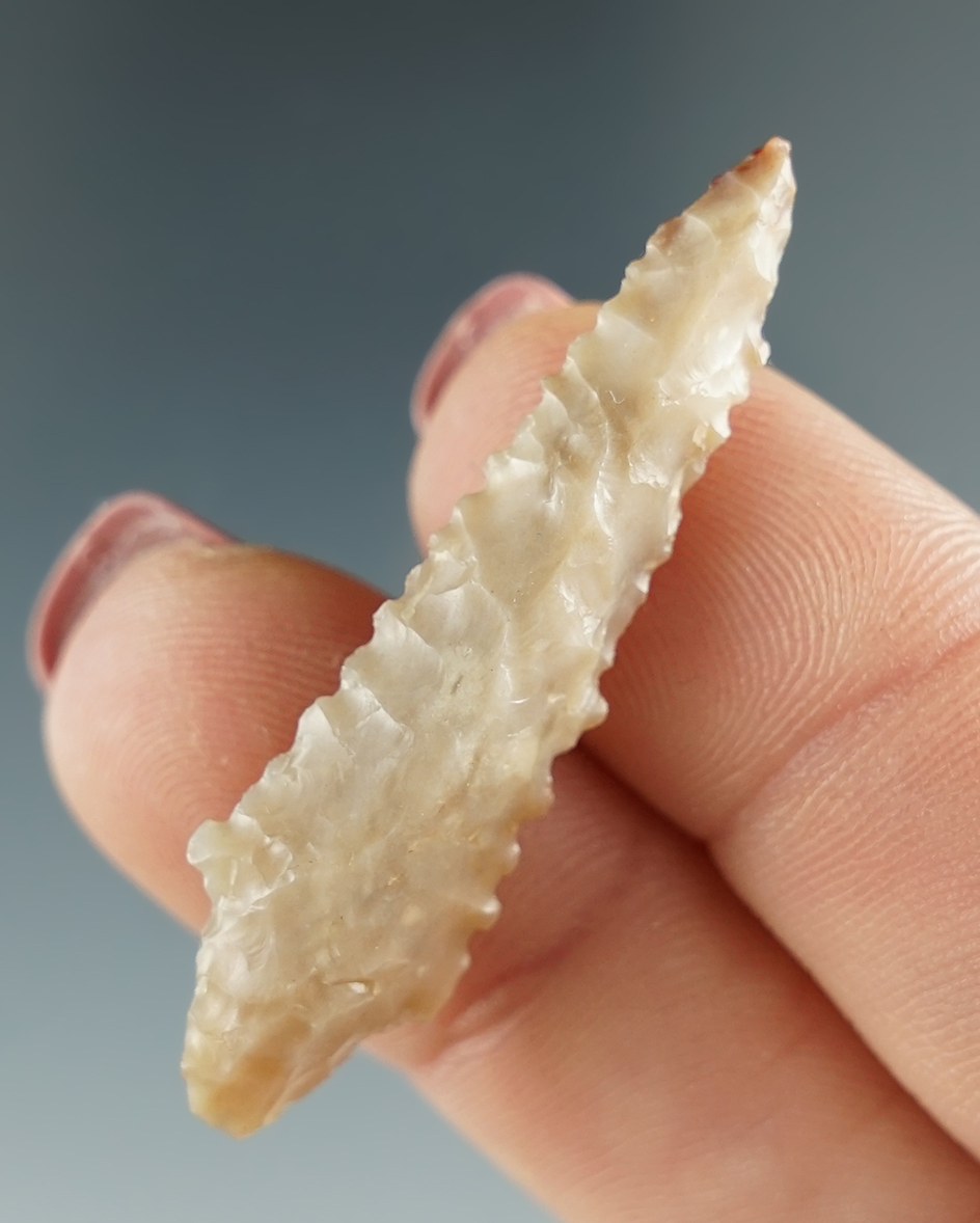 1 11/16" Rabbit Island made from light tan Agate. Found near the Columbia River, OR.