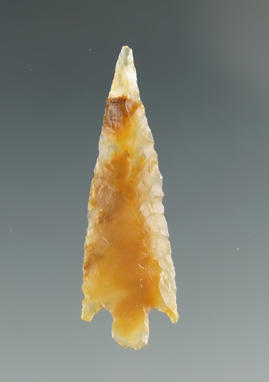 1 5/16" Columbia Plateau made from translucent brown Agate. Columbia River, OR.