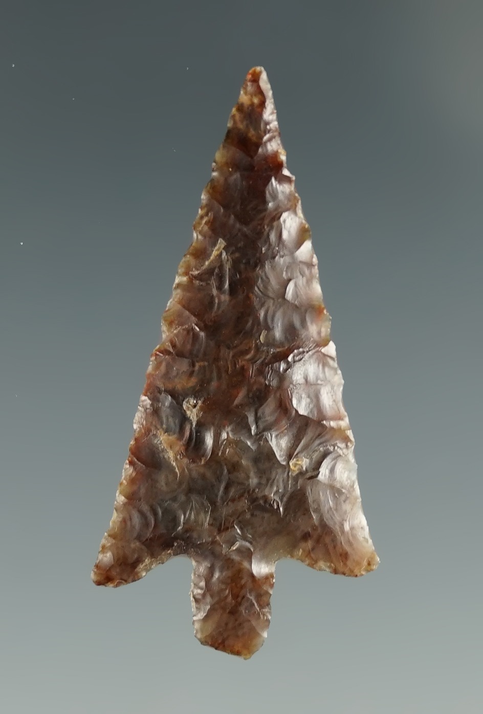 1 3/8" Columbia Plateau made from brown translucent Agate. Found near the Columbia River, OR.